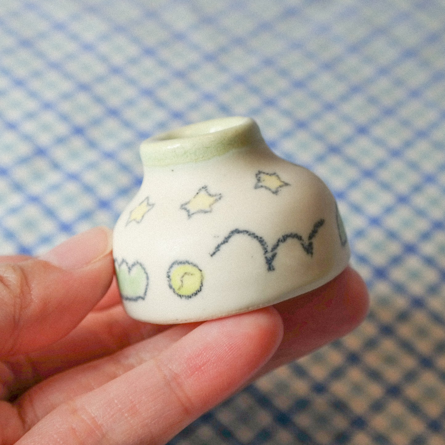 Tennis Ball Dog Mini Vase