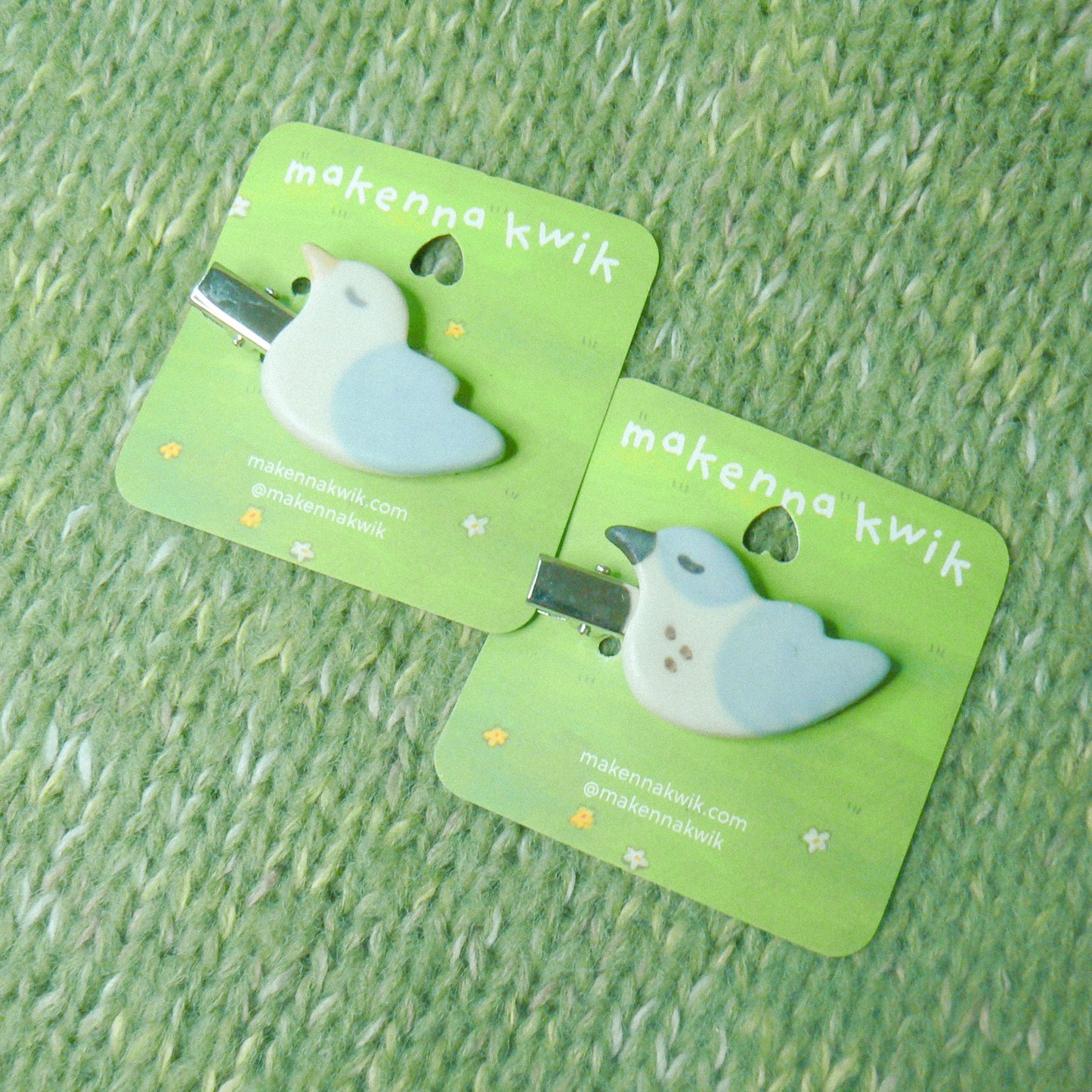 Ceramic Hair Clip - Bird