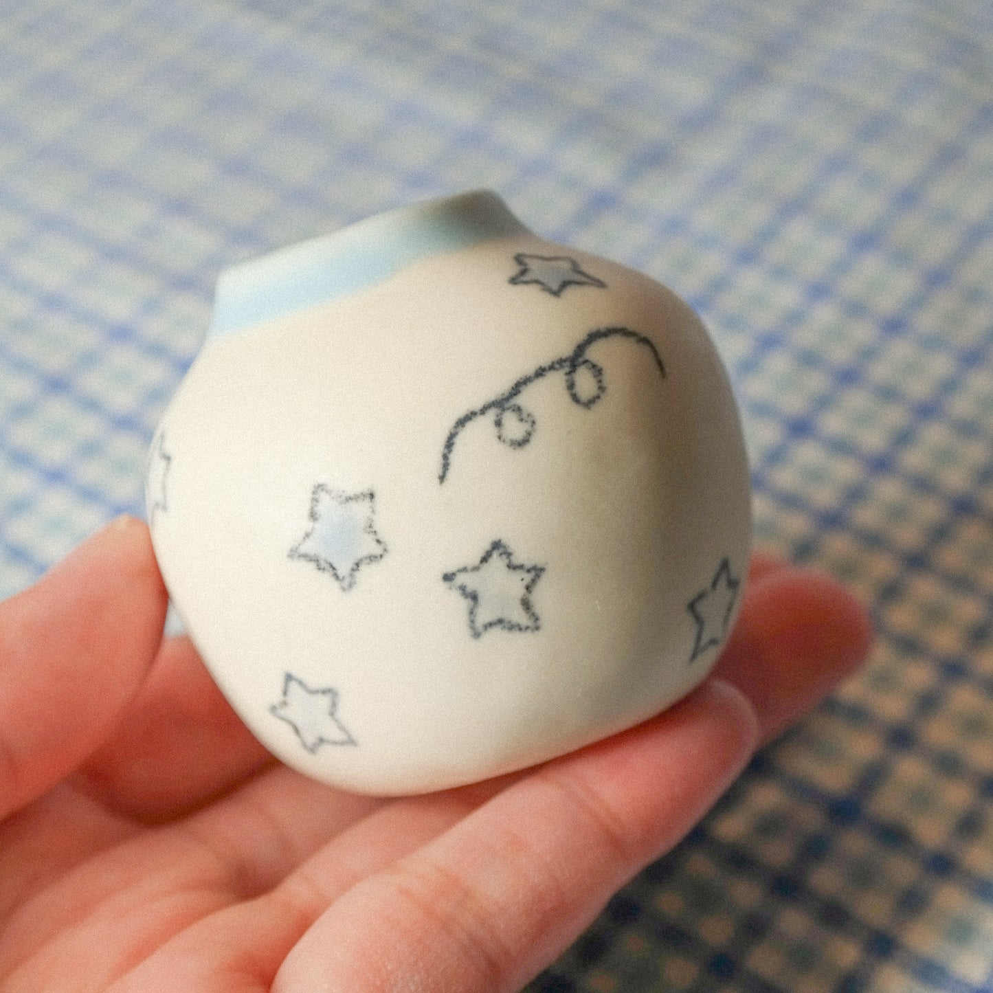 Spotty Dog Mini Vase