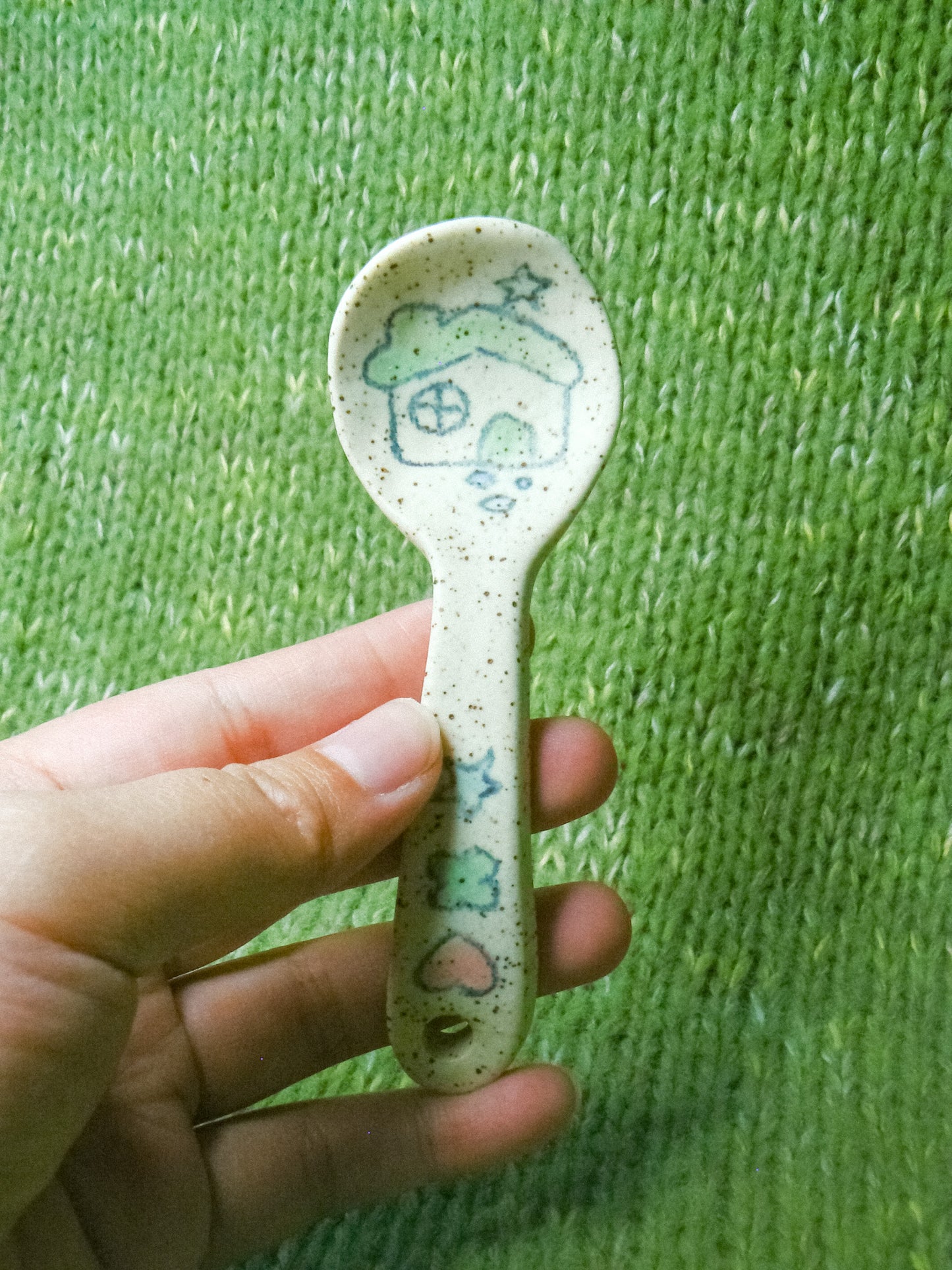 Mini Ceramic Spoon