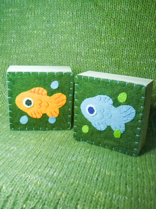 Fish Handmade Felt Original Artwork