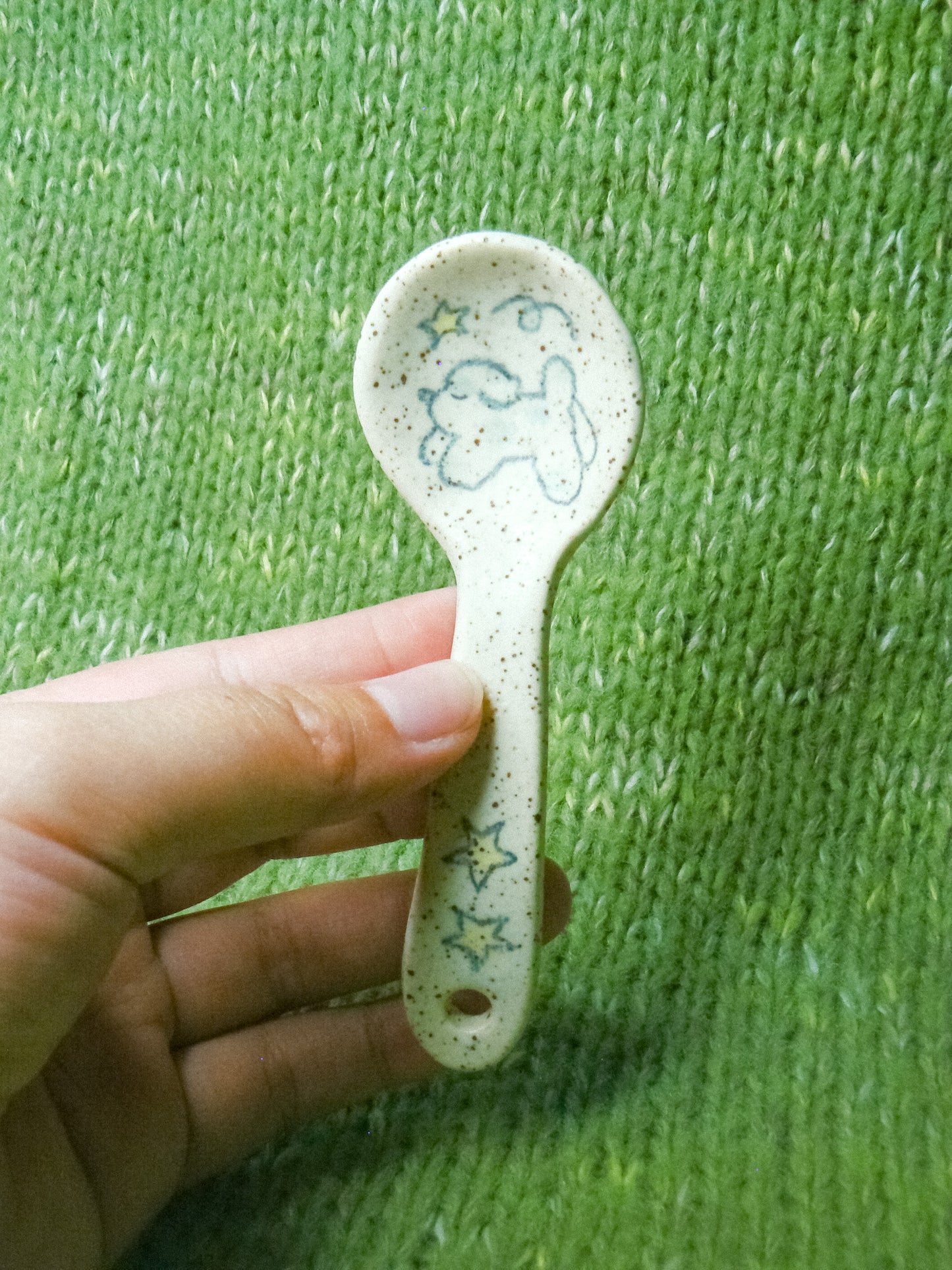 Mini Ceramic Spoon