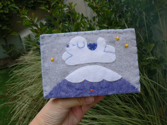 Mountain Dog Handmade Felt Original Artwork
