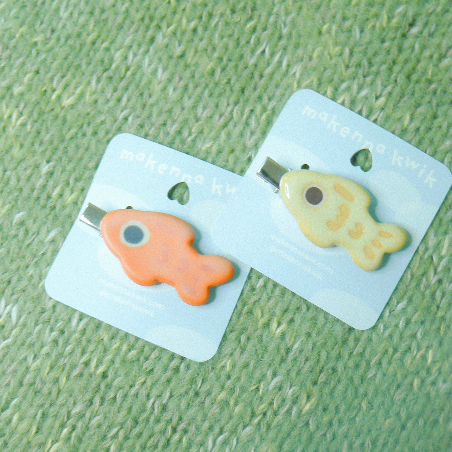 Ceramic Hair Clip - Fish