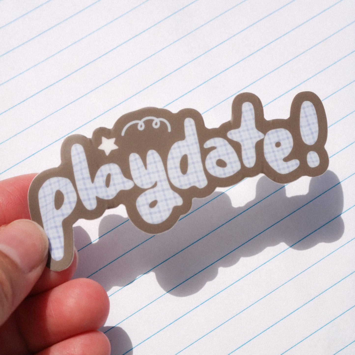 playdate! Logo Matte Vinyl Sticker