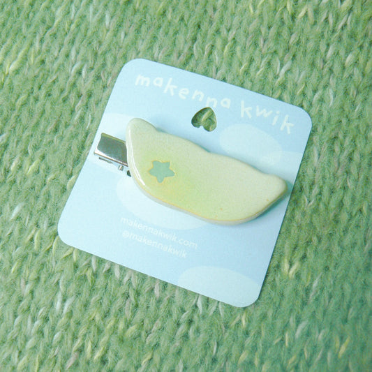 Ceramic Hair Clip - Edamame