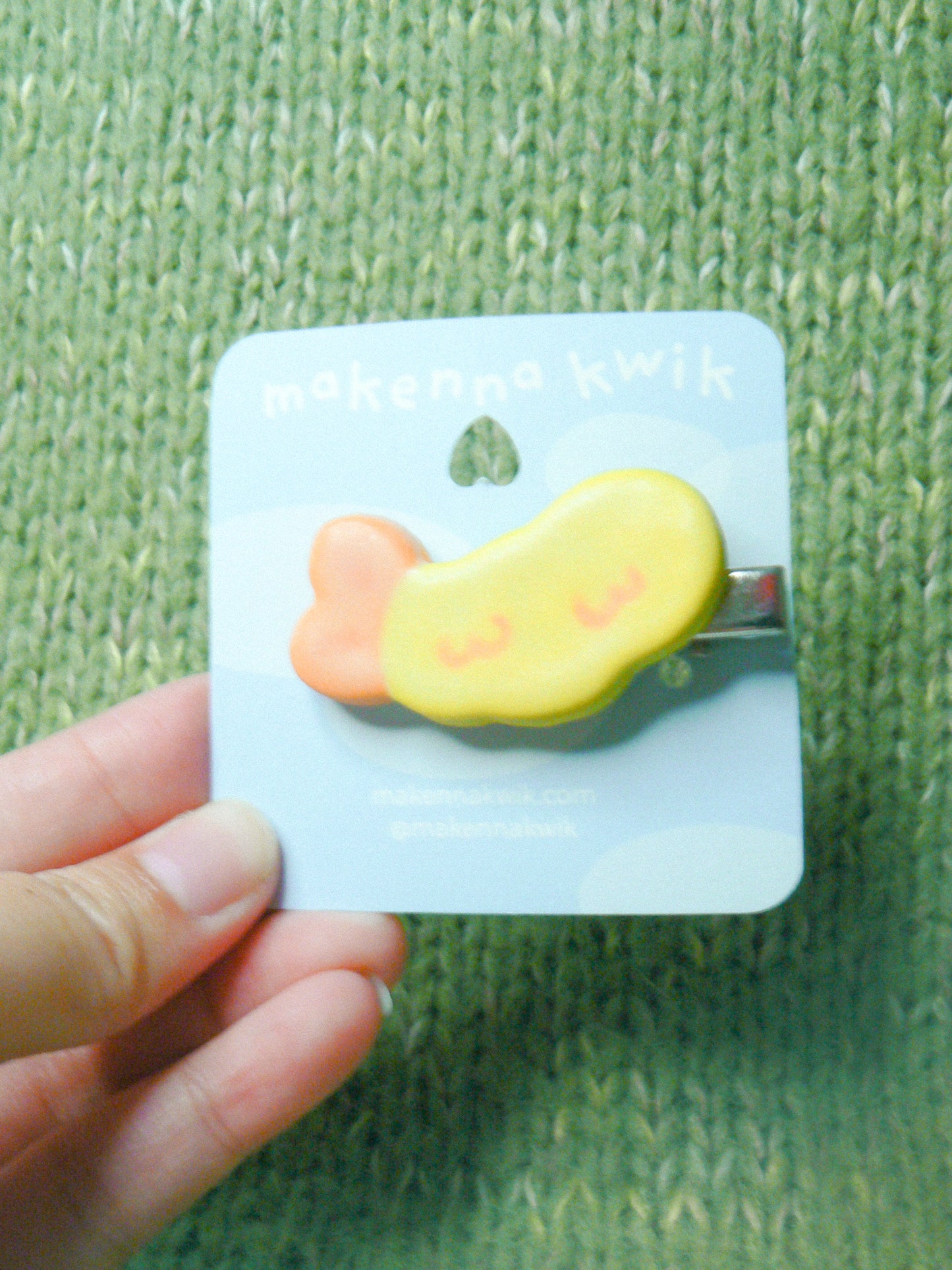 Ceramic Hair Clip - Shrimp Tempura