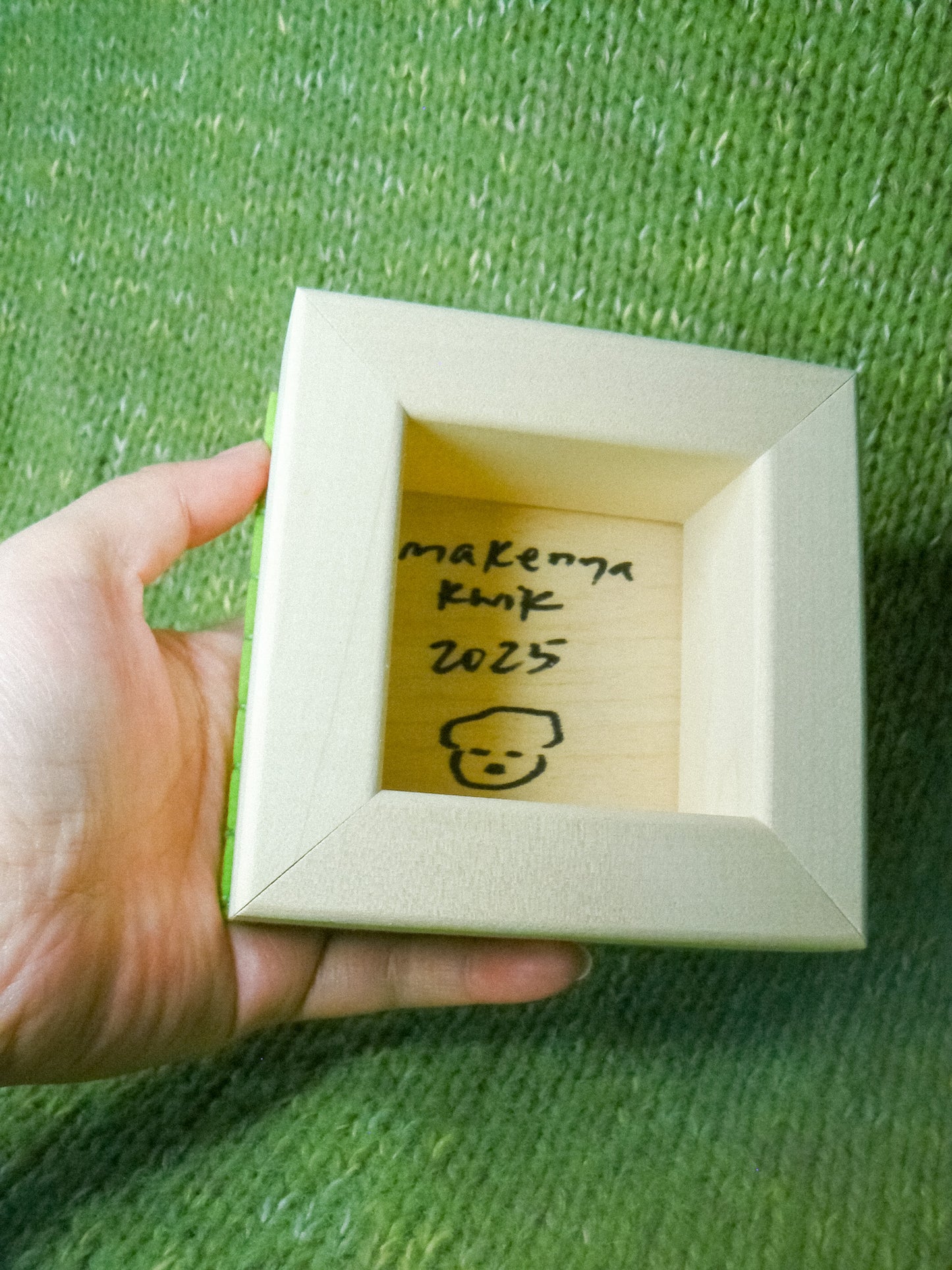 Dog Park Handmade Felt Original Artwork
