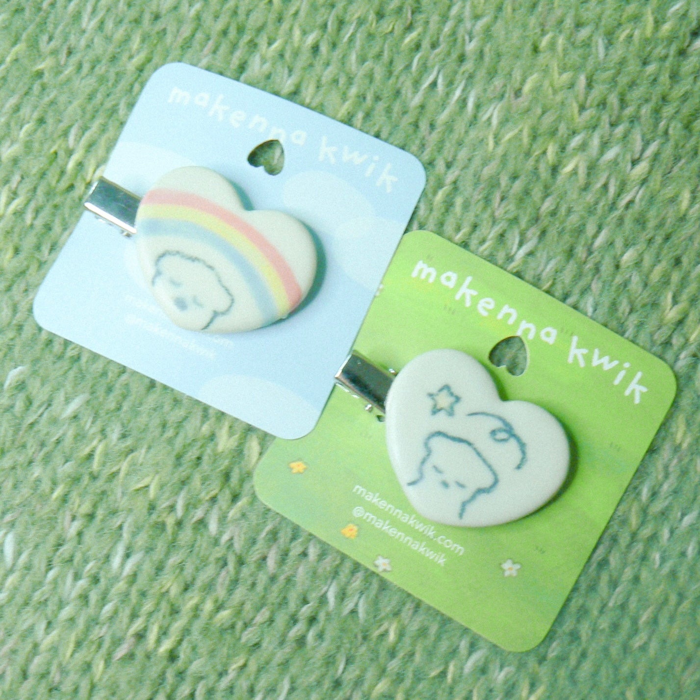 Ceramic Hair Clip - Puppy Love