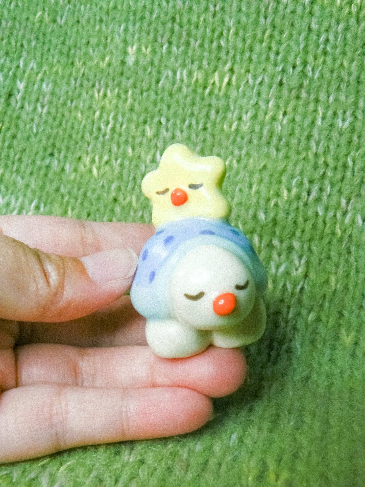 Star and Turtle Ceramic Figurine