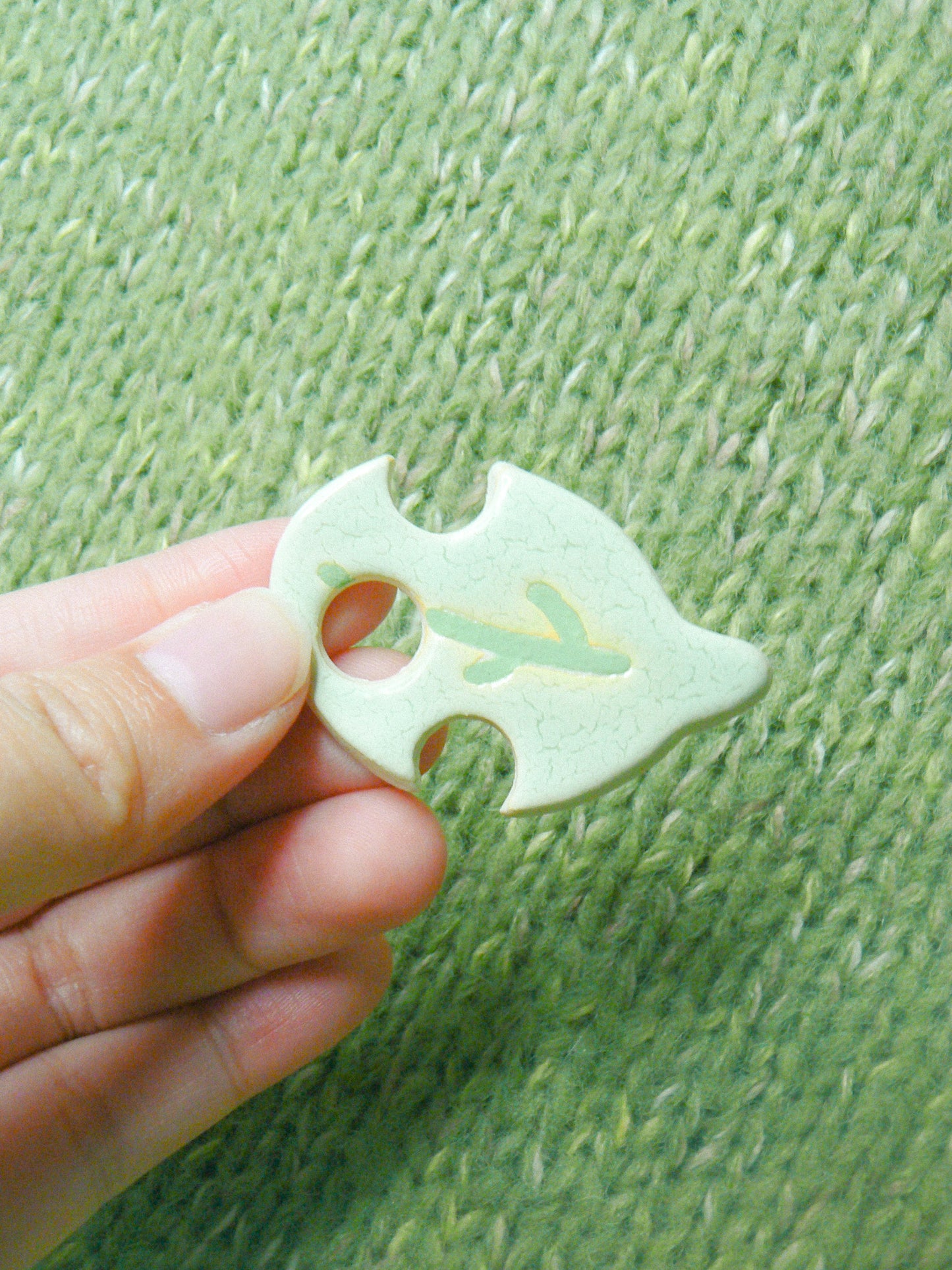 Ceramic Magnet - Leaf