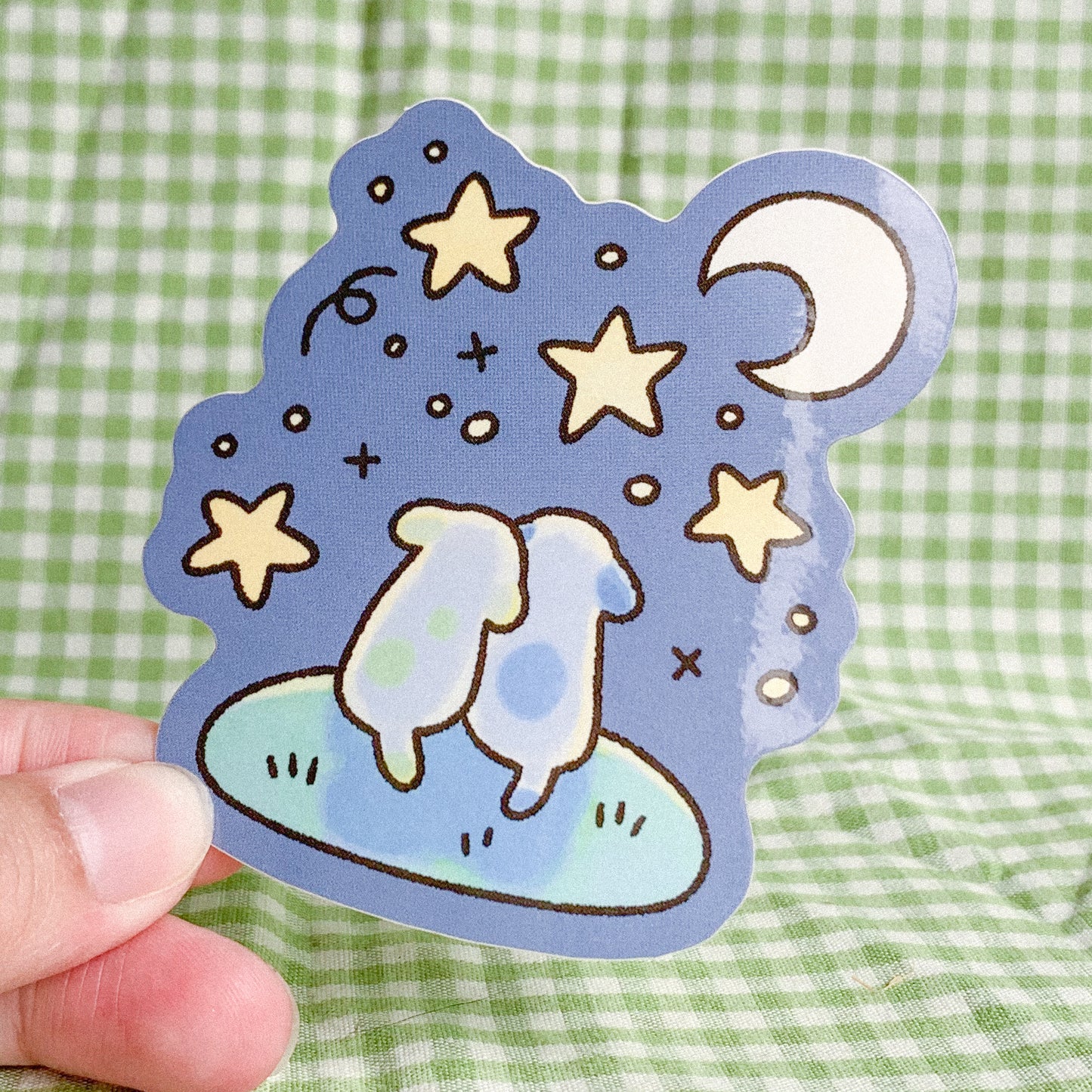 Starry Night Glossy Vinyl Sticker
