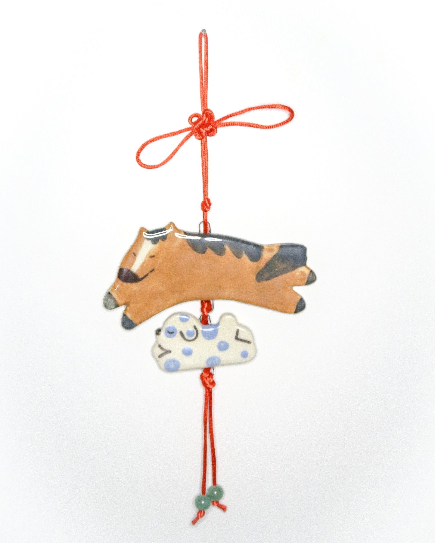 Woody Makes Things x Makenna Kwik Ceramic Horse Wall Hangings