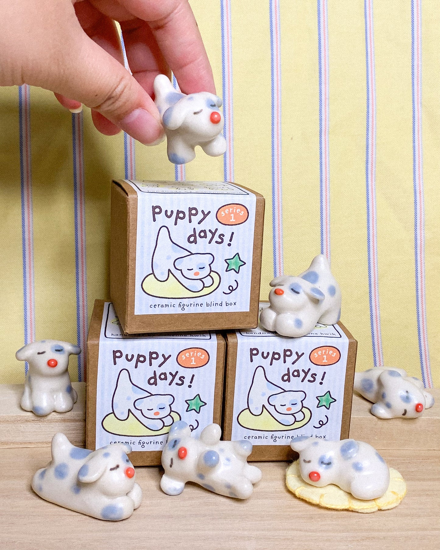 *PREORDER* Puppy Days Series 1 Ceramic Figurine Blind Box