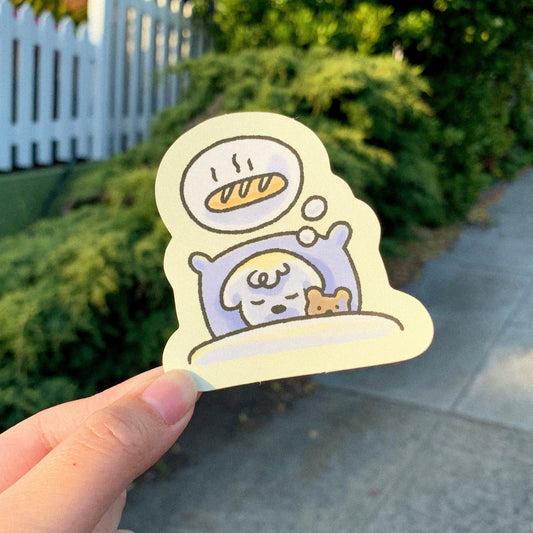 Dreaming of Baguette Matte Vinyl Sticker