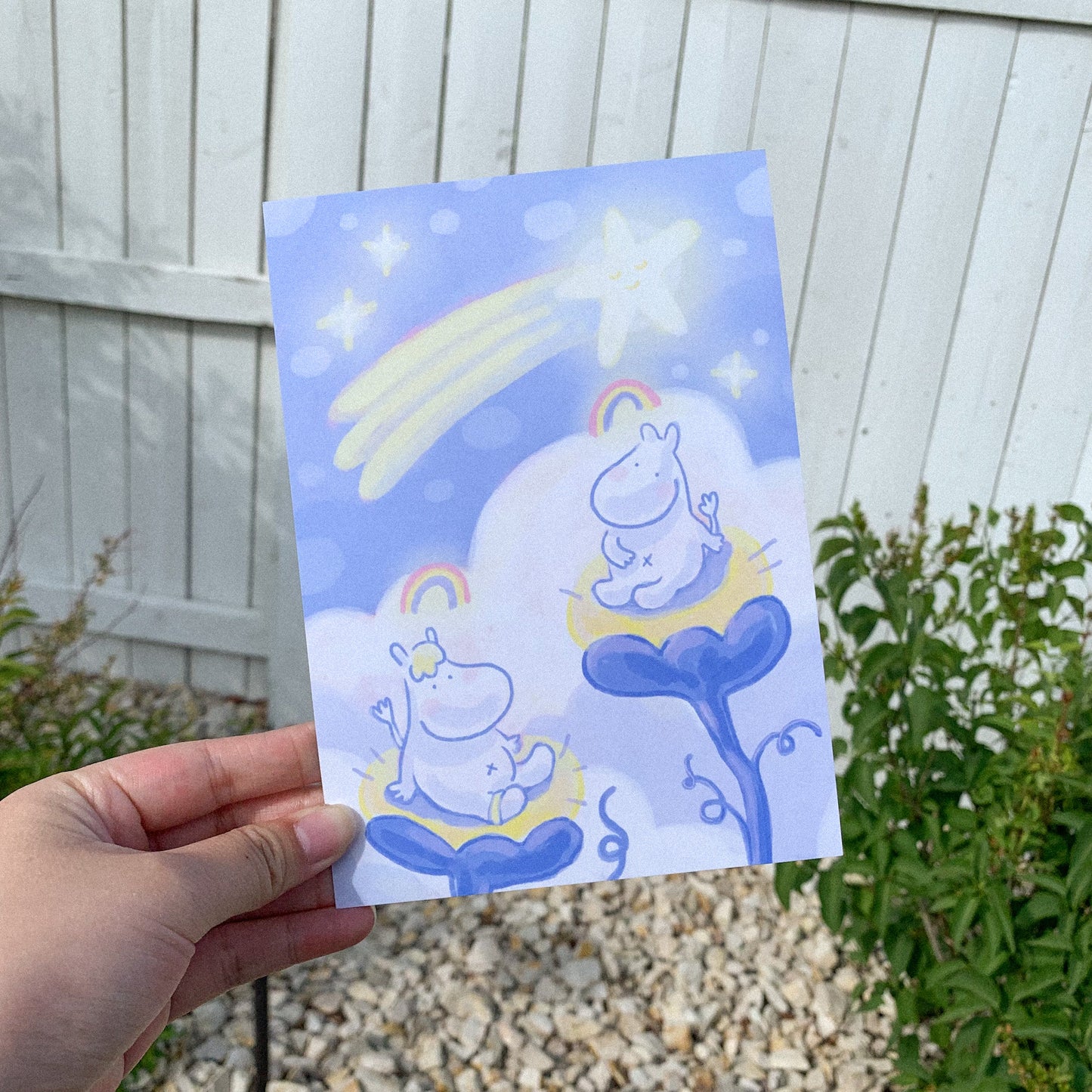 Comet in Moominland 5x7 Postcard Print