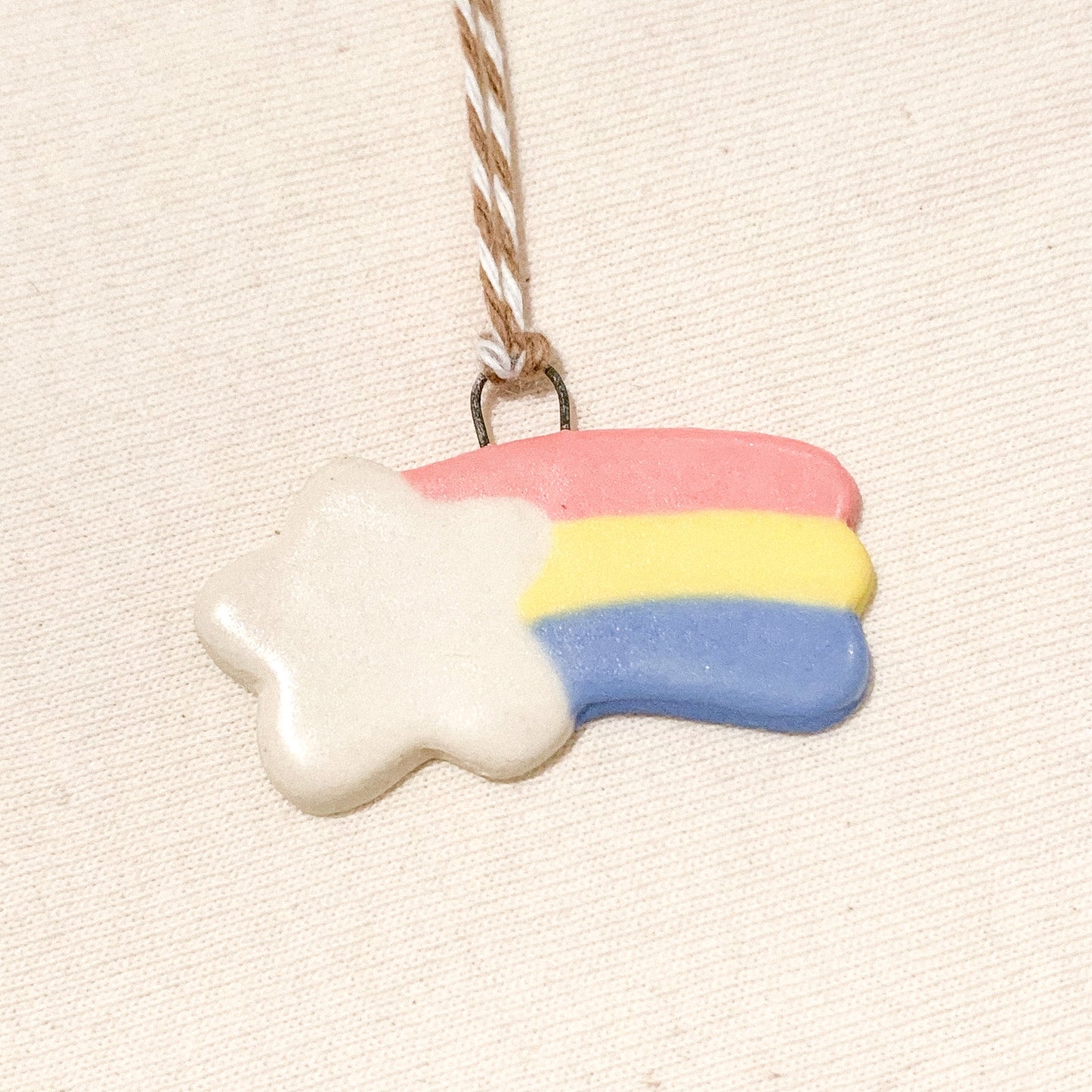 Mini Ceramic Ornament - Shooting Star