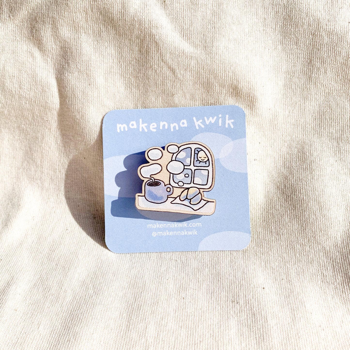 Have a Little Treat Wooden Pin