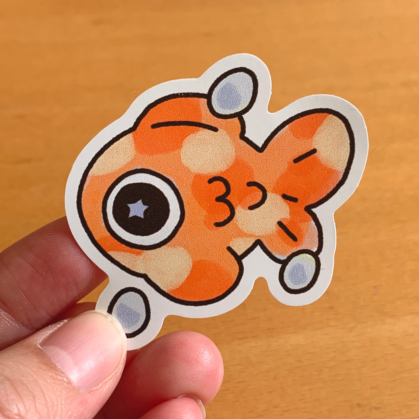 Goldfish Matte Vinyl Sticker