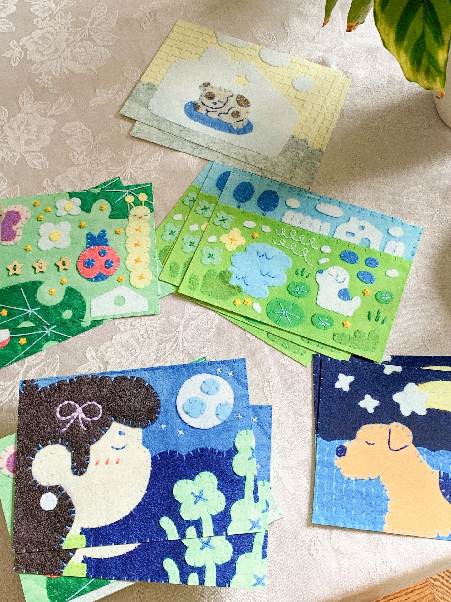 Felt Series 5x7 Postcard Print Pack