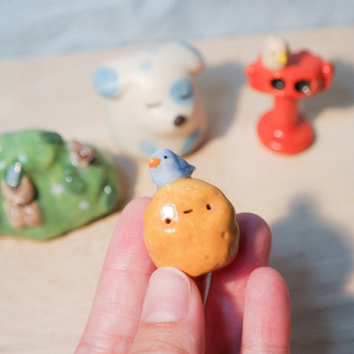 playdate! Bird Watching Ceramic Figurine Set