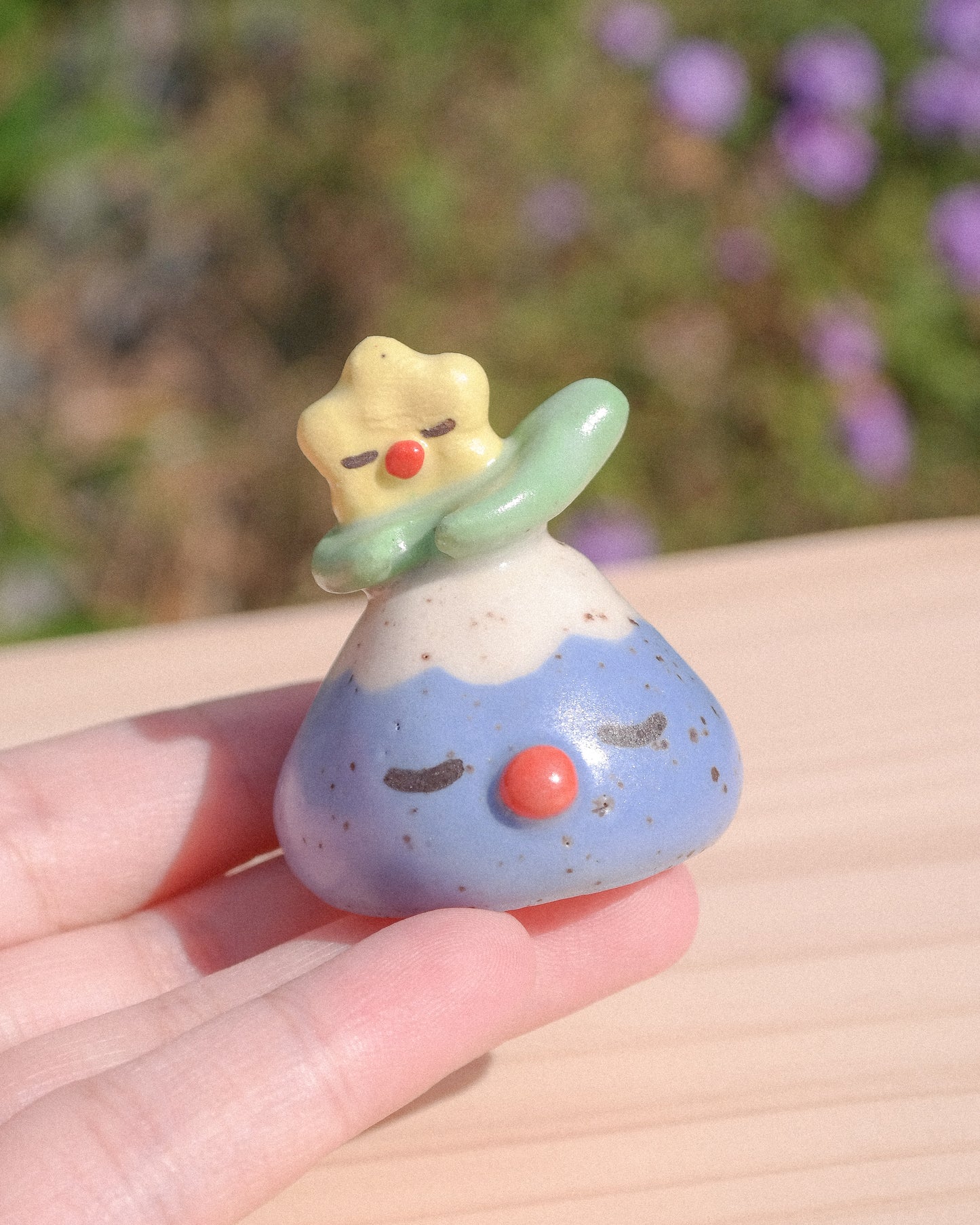 Mountain Ceramic Figurine
