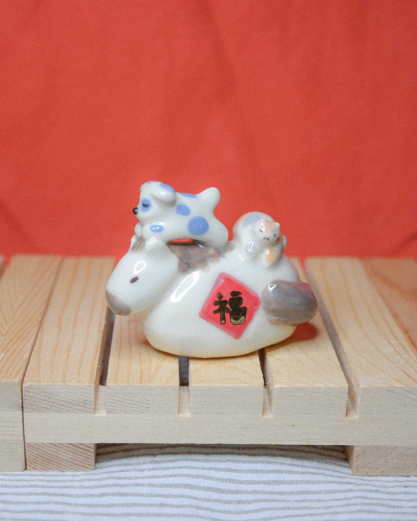Woody Makes Things x Makenna Kwik Horse + Cat + Dog Ceramic Figurine