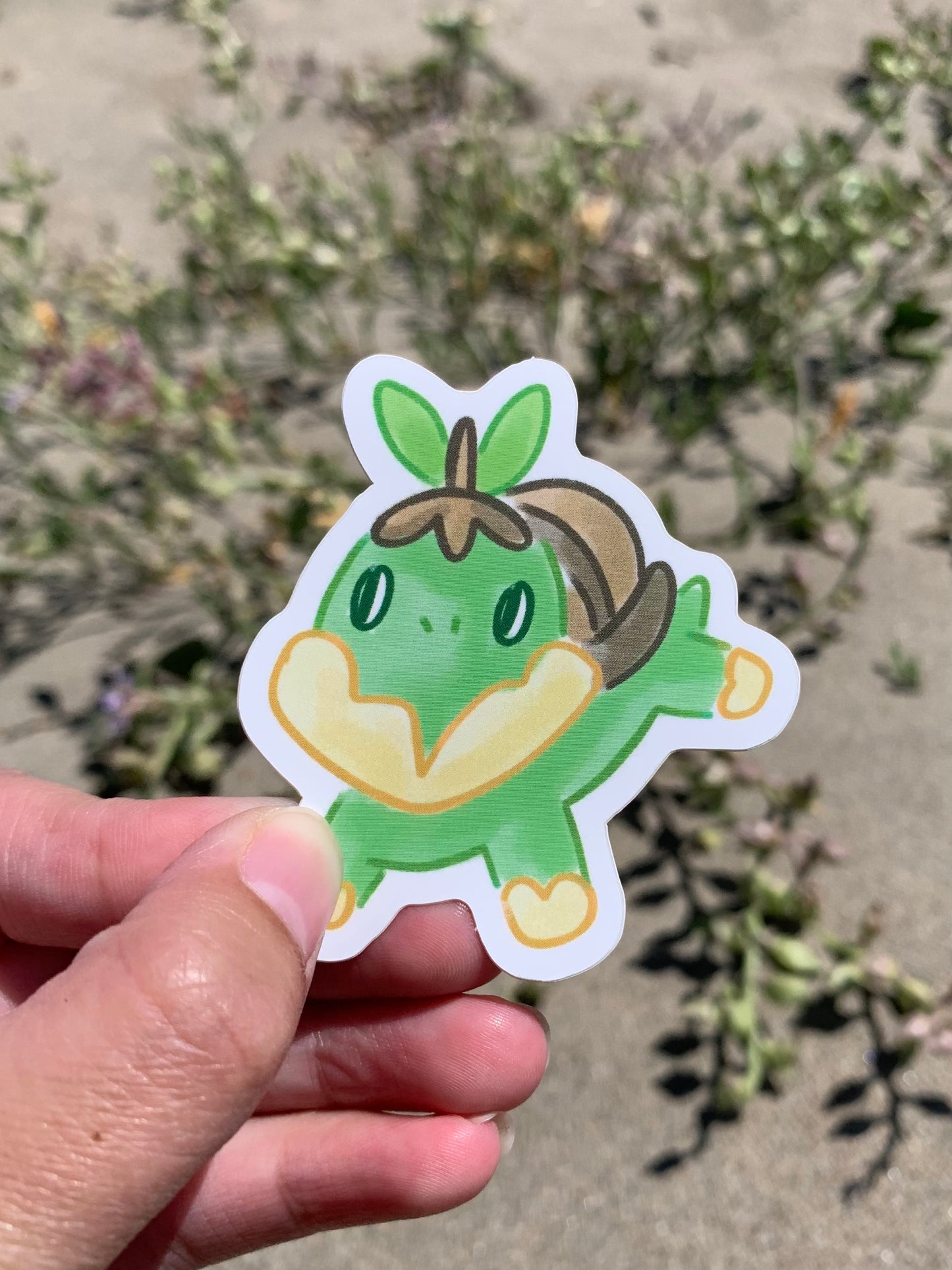 Turtwig Matte Vinyl Sticker