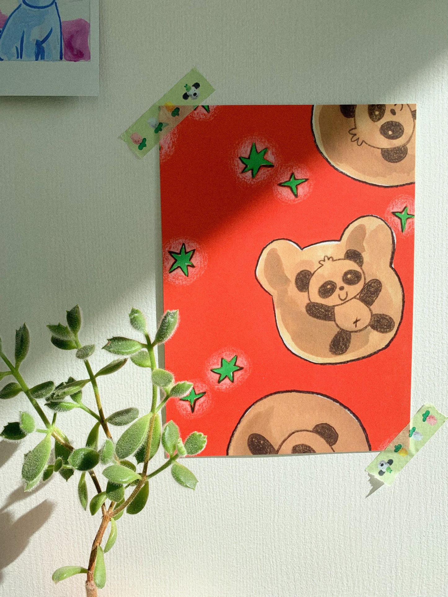 Hello Pan Pan 5x7 Postcard Print