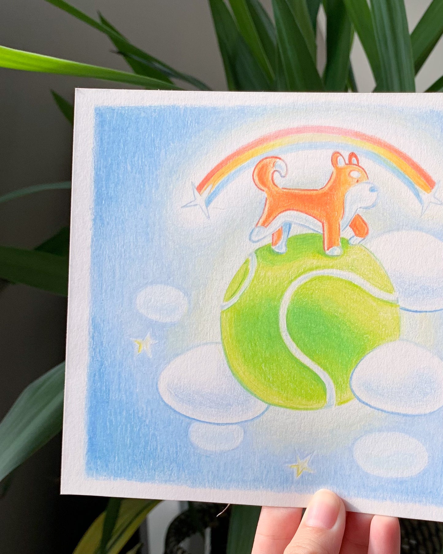 On Top of the World Original Drawing