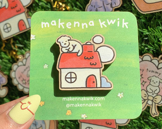 Homebody Wooden Pin