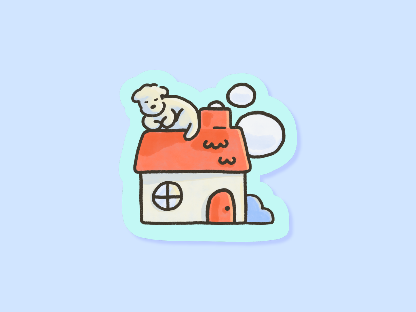 Homebody Matte Vinyl Sticker
