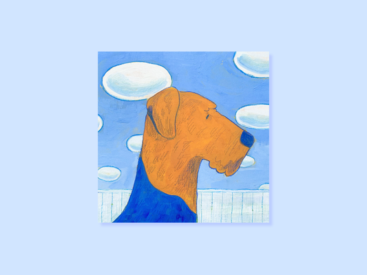 Chinboy Mini Square Postcard Art Print