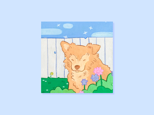 Mango Mini Square Postcard Art Print