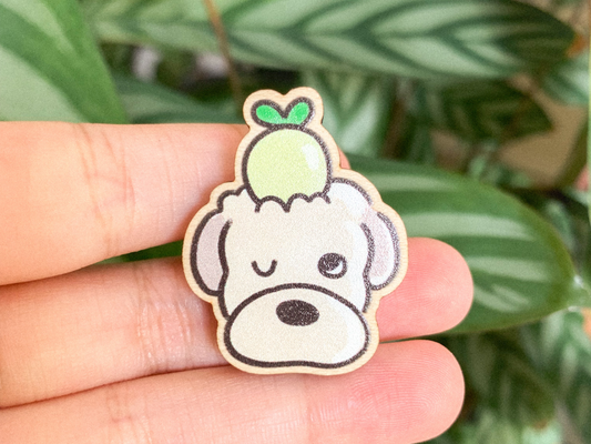 Apple Appa Wooden Pin