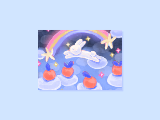 Year of the Rabbit 5x7 Postcard Print
