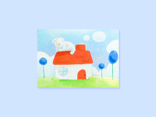 Homebody 5x7 Postcard Print