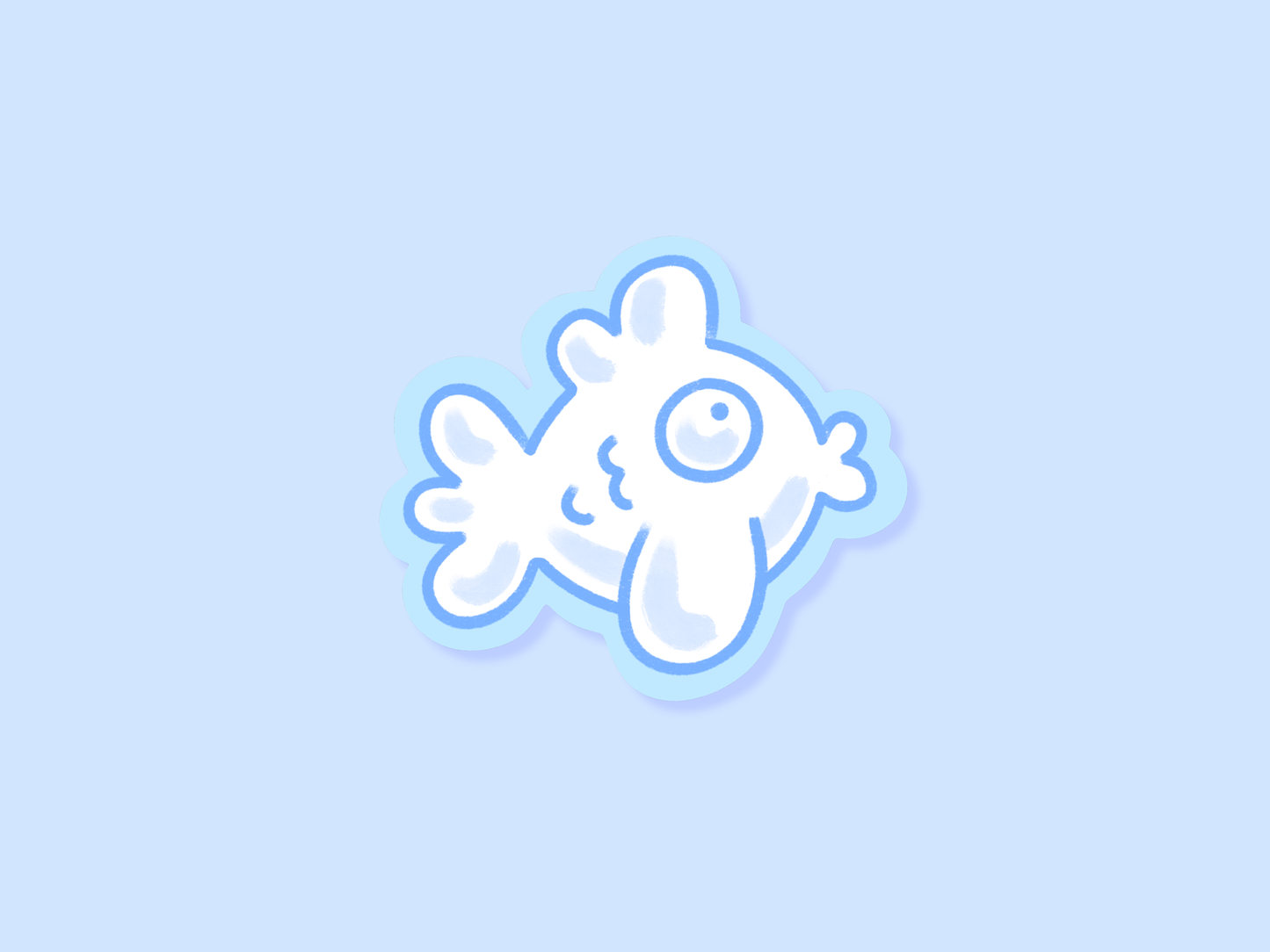 Nimbus Fish Matte Vinyl Sticker