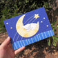 Goodnight Puppy Felt Series 5x7 Postcard Print