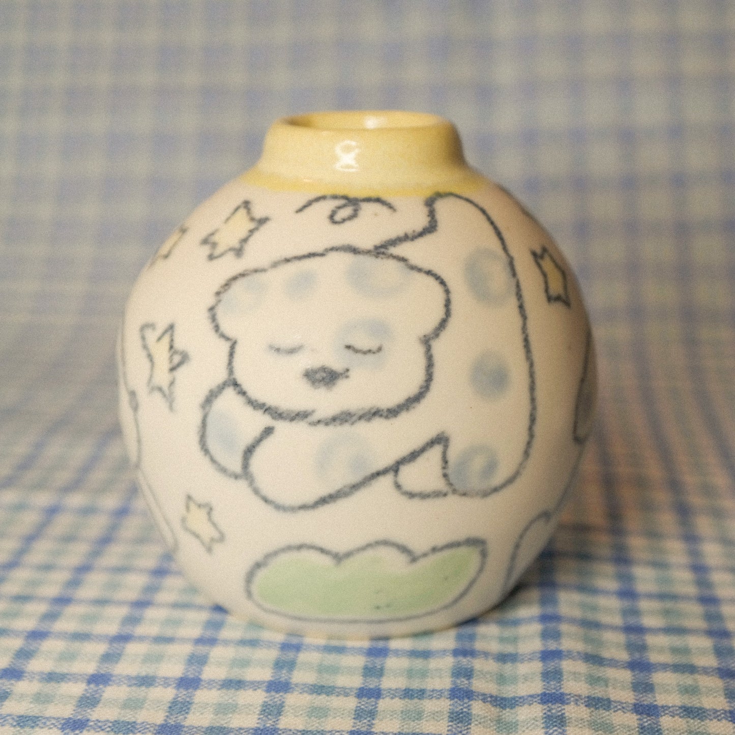 Puppy Poses Mini Vase