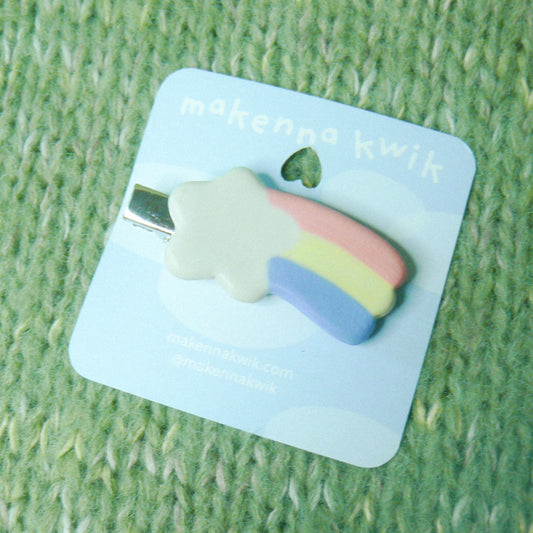 Ceramic Hair Clip - Shooting Star