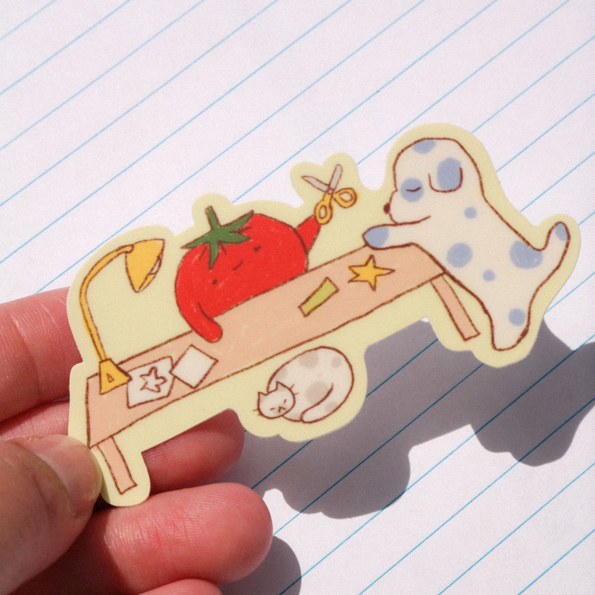 playdate! Crafting Matte Vinyl Sticker