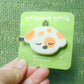 Ceramic Hair Clip - Spotty Doggy