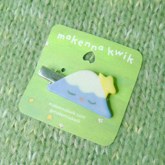 Ceramic Hair Clip - Mountain