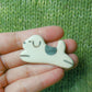Ceramic Magnet - Jumping Doggy