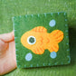 Fish Handmade Felt Original Artwork