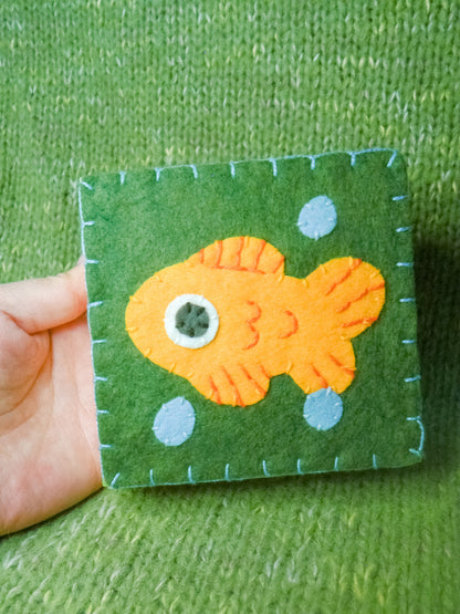 Fish Handmade Felt Original Artwork