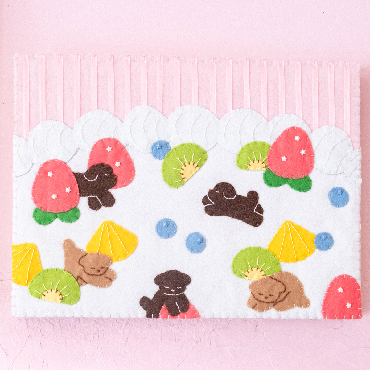 "Not Too Sweet" Handmade Felt Original Artwork