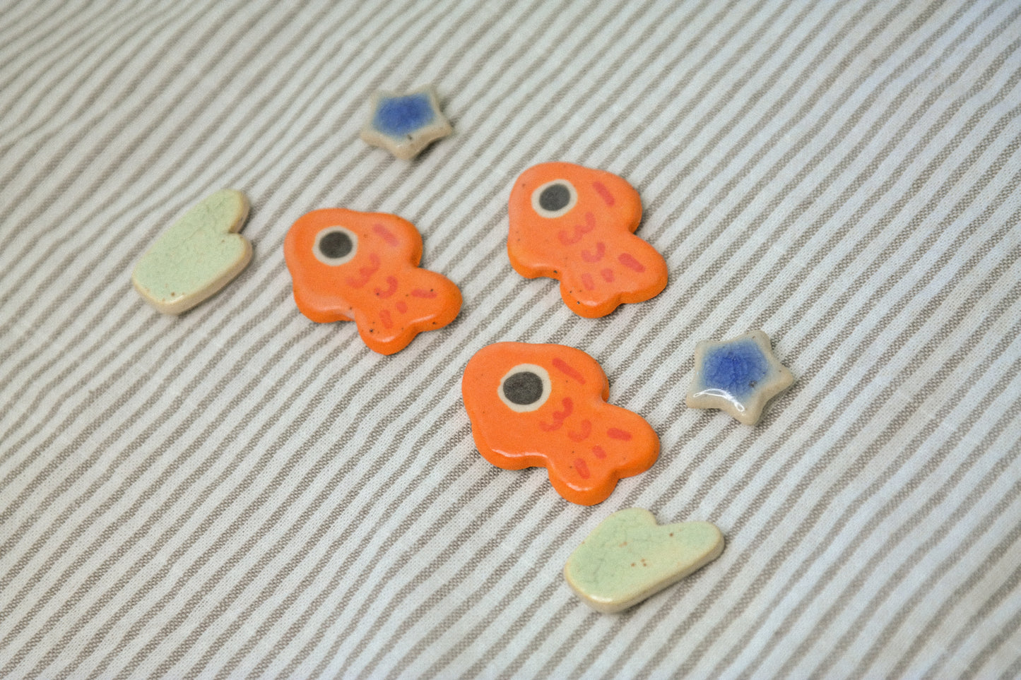 Ceramic Magnet Set - Aquarium