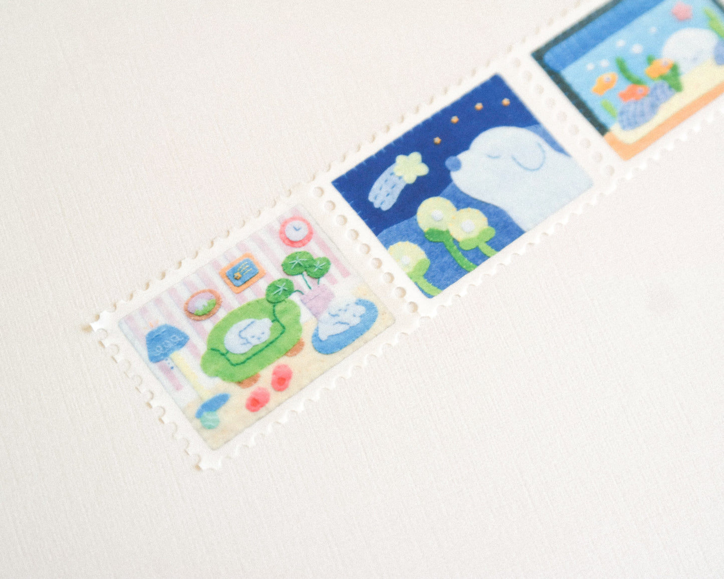 Puppies Stamp Washi Tape